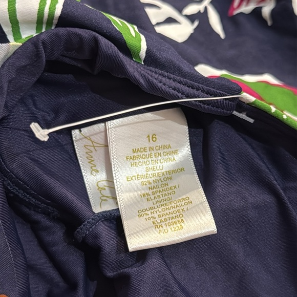 🌻NWOT Anne Cole Flutter Sleeve Zip Up Rashguard One Piece - Picture 14 of 15